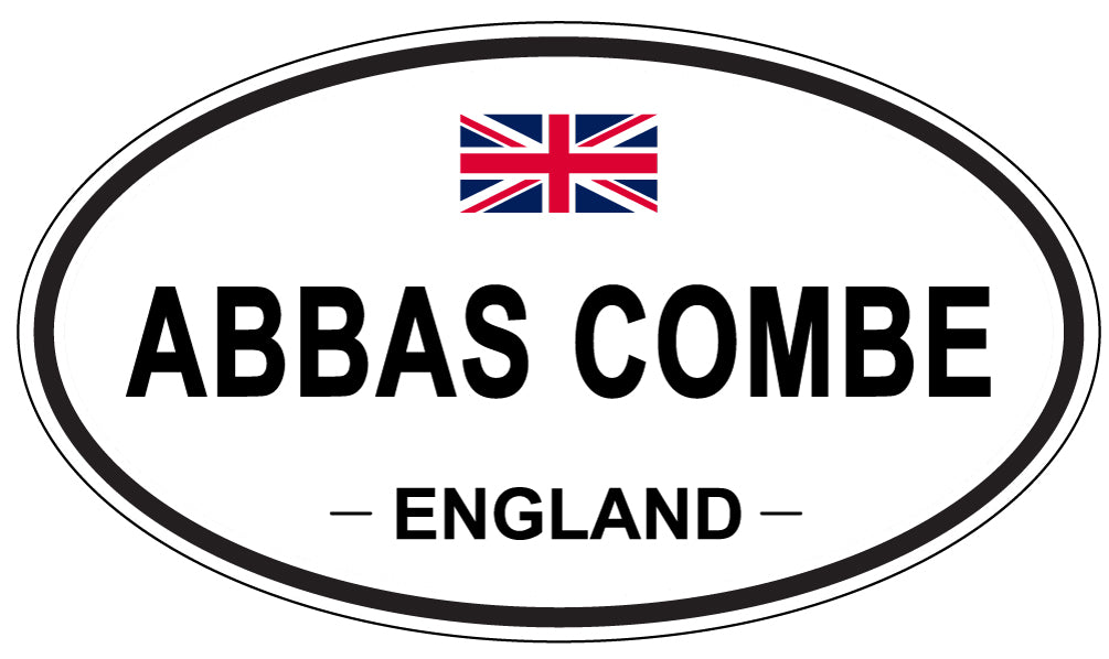 ABBAS COMBE - Oval Sticker