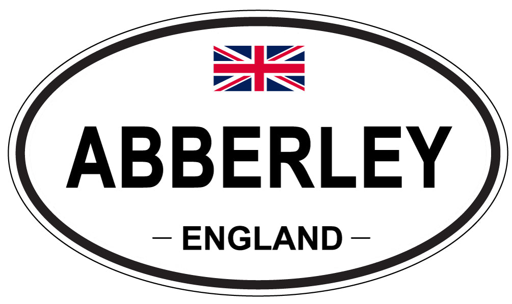 ABBERLEY - Oval Sticker
