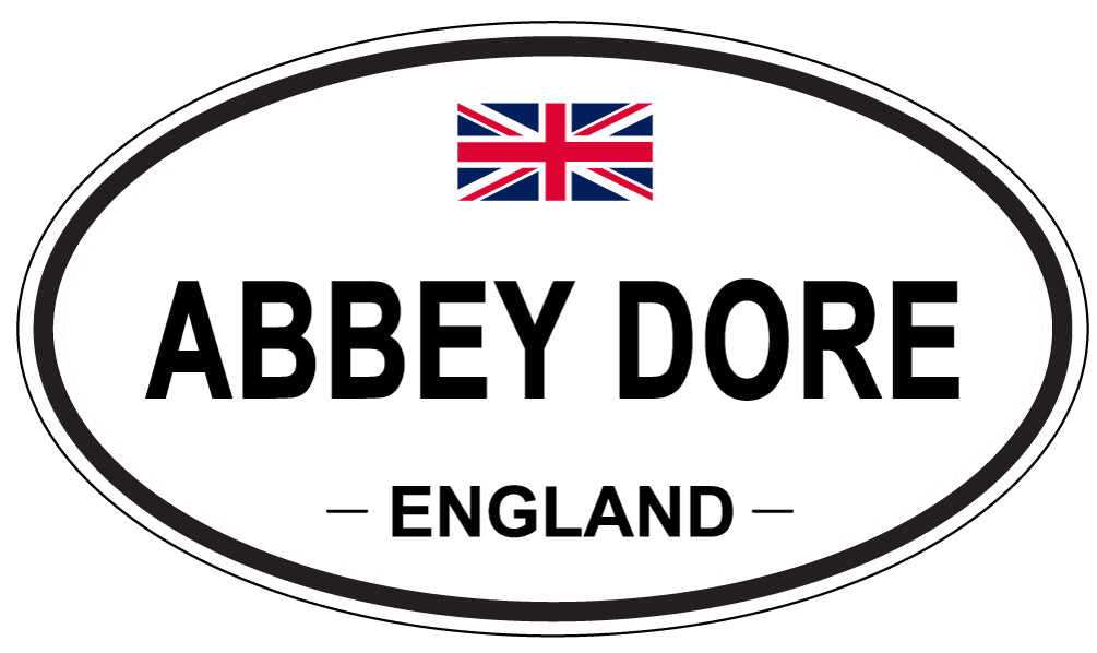 ABBEY DORE - Oval Sticker
