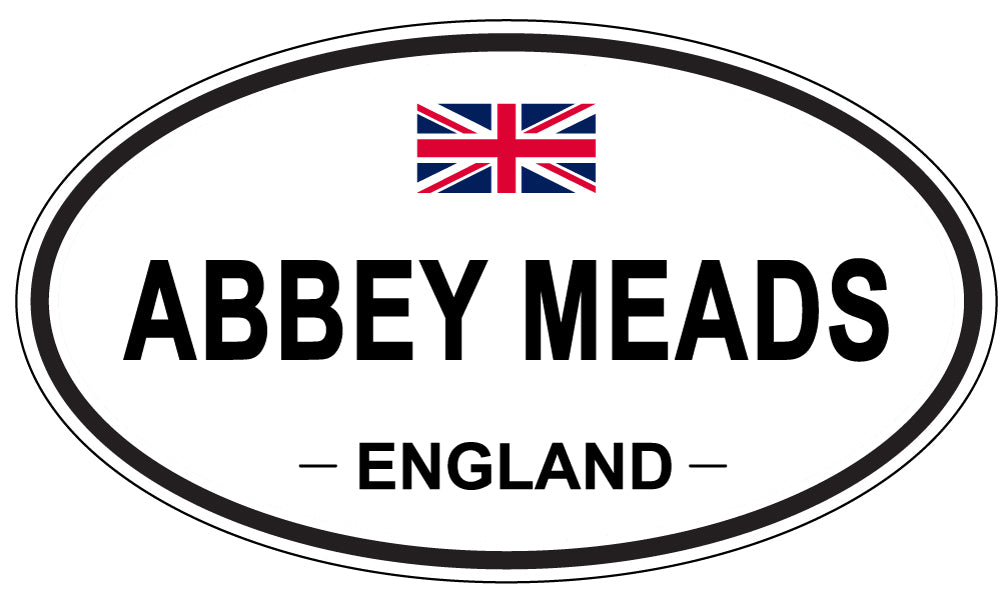 ABBEY MEADS - Oval Sticker