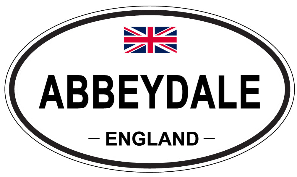 ABBEYDALE - Oval Sticker