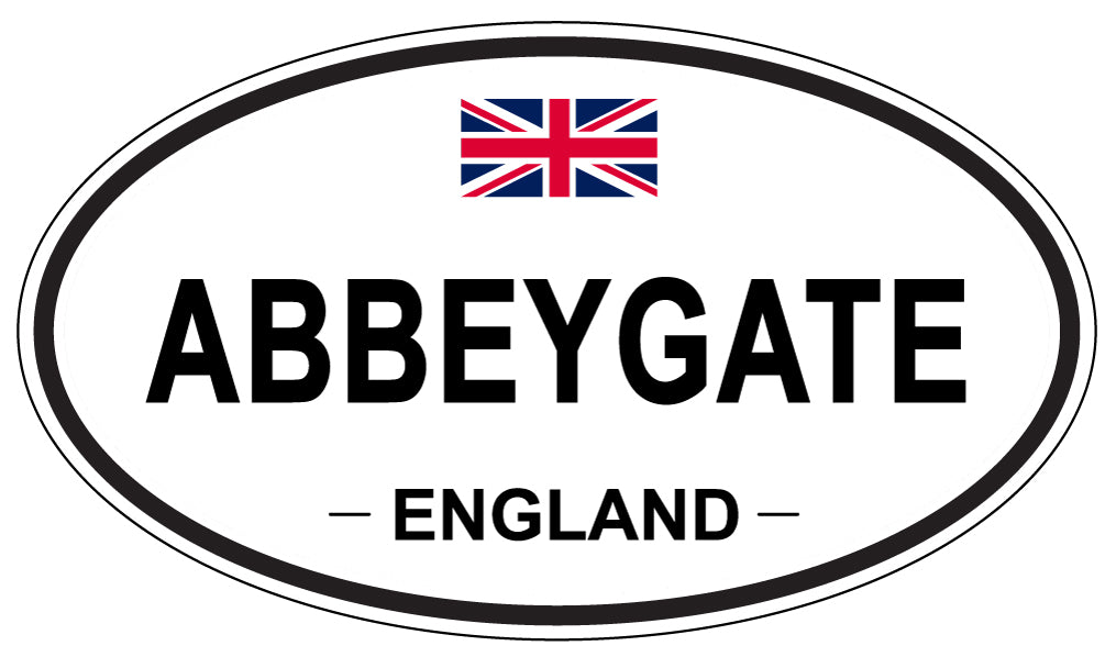 ABBEYGATE - Oval Sticker