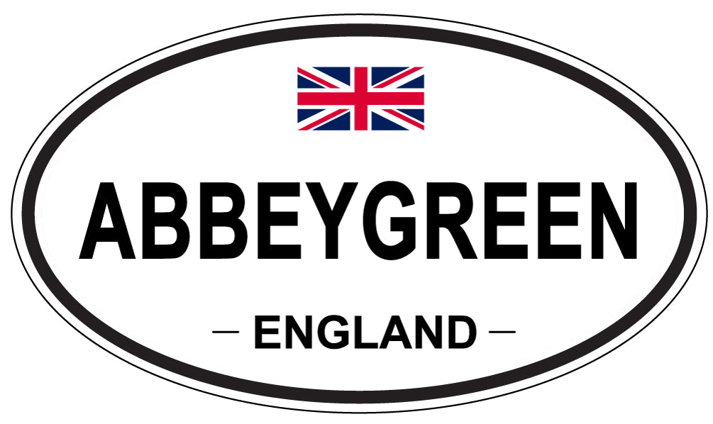 ABBEYGREEN - Oval Sticker