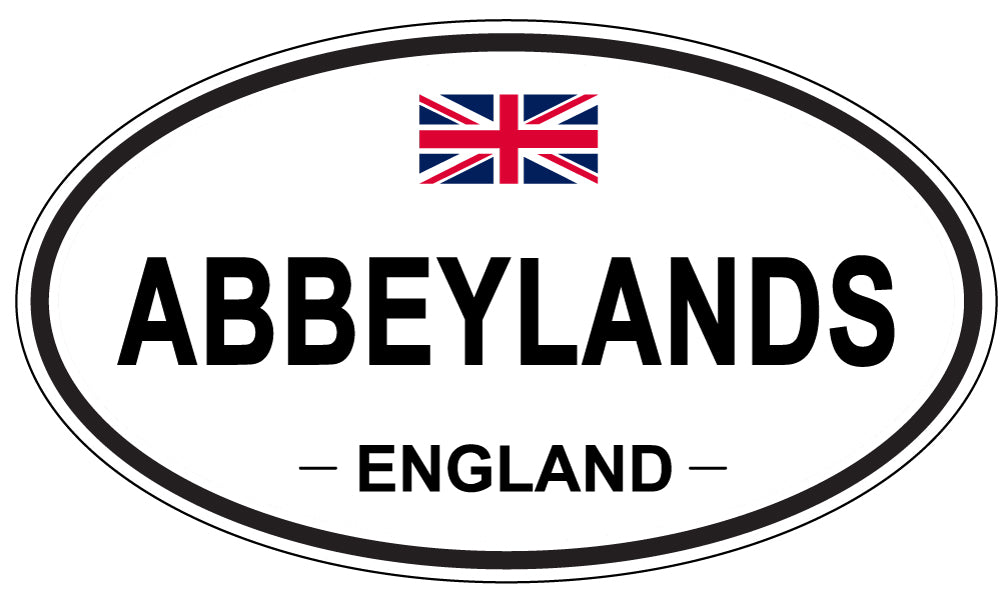 ABBEYLANDS - Oval Sticker