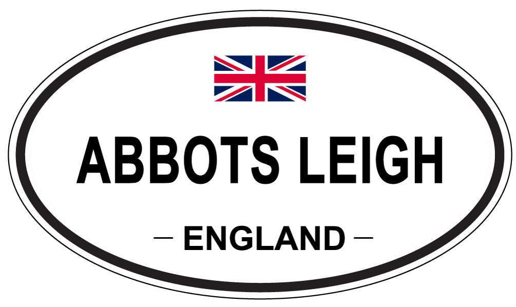 ABBOTS LEIGH - Oval Sticker