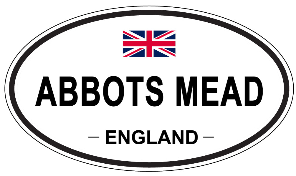 ABBOTS MEAD - Oval Sticker