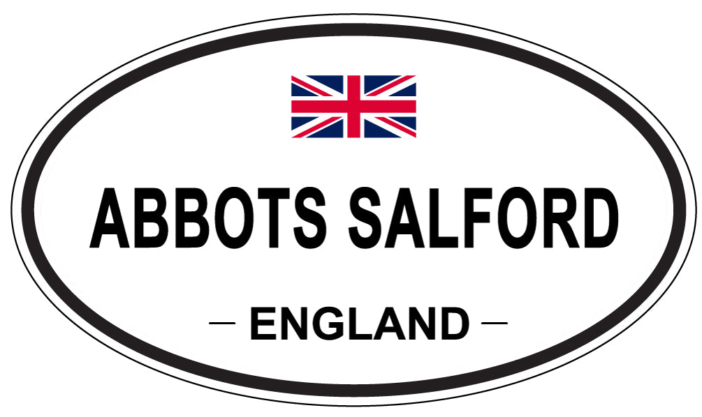 ABBOTS SALFORD - Oval Sticker