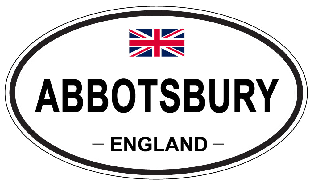 ABBOTSBURY - Oval Sticker