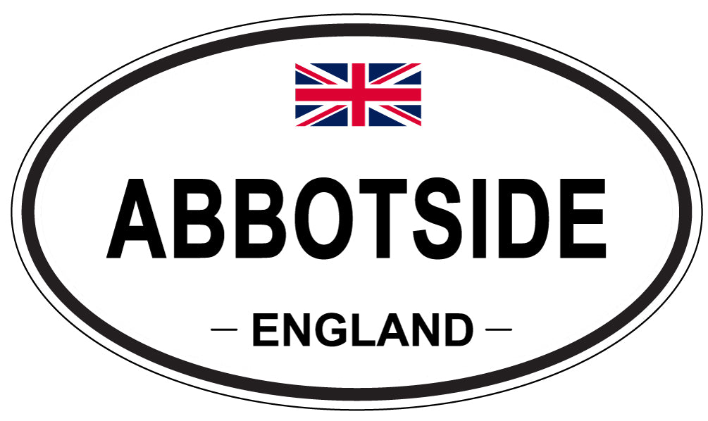 ABBOTSIDE - Oval Sticker