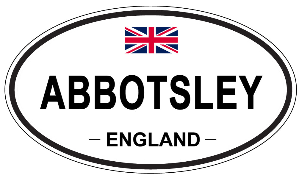 ABBOTSLEY - Oval Sticker