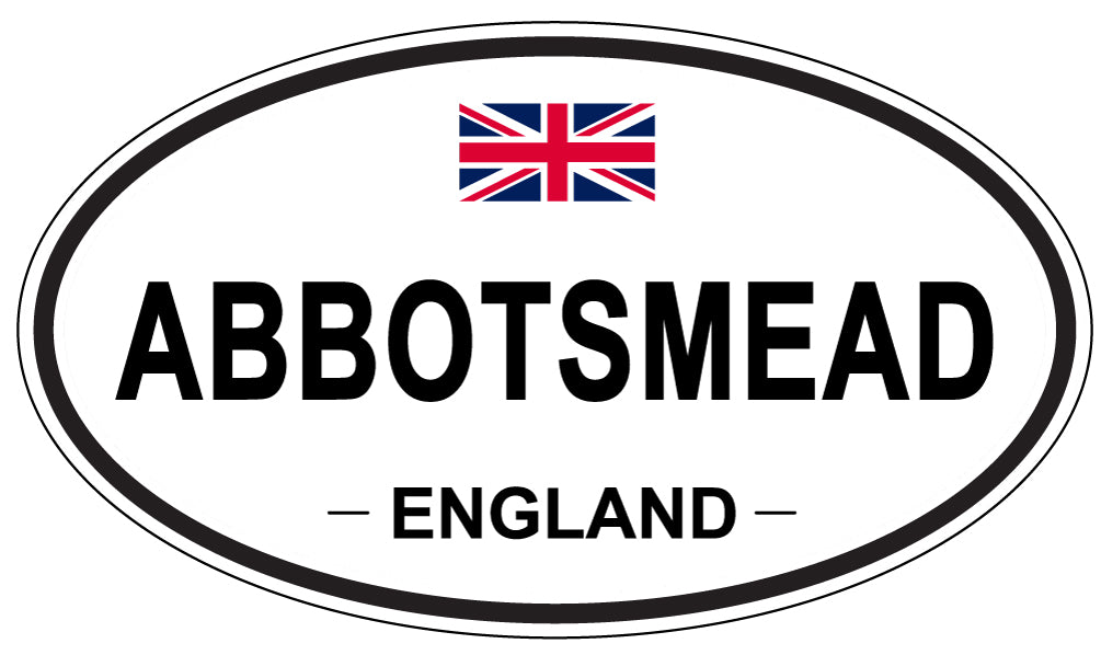 ABBOTSMEAD - Oval Sticker
