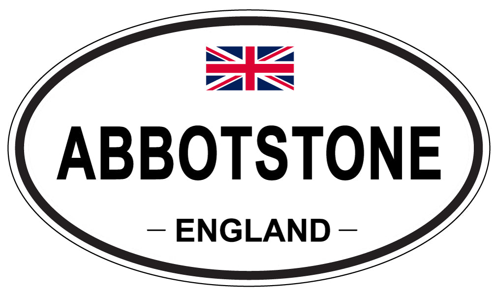 ABBOTSTONE - Oval Sticker