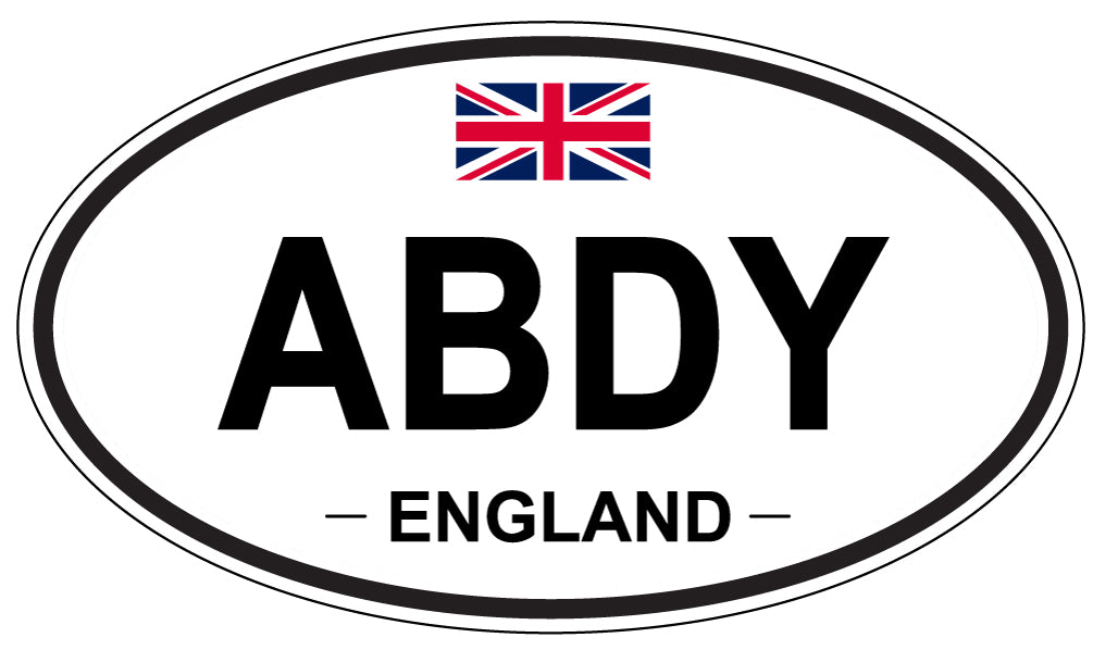 ABDY - Oval Sticker