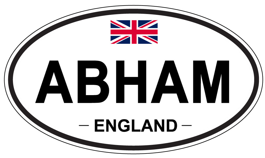 ABHAM - Oval Sticker
