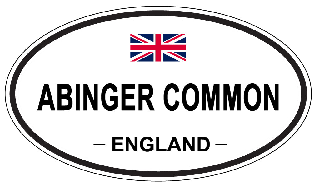 ABINGER COMMON - Oval Sticker