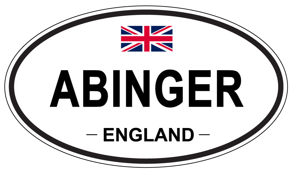 ABINGER - Oval Sticker