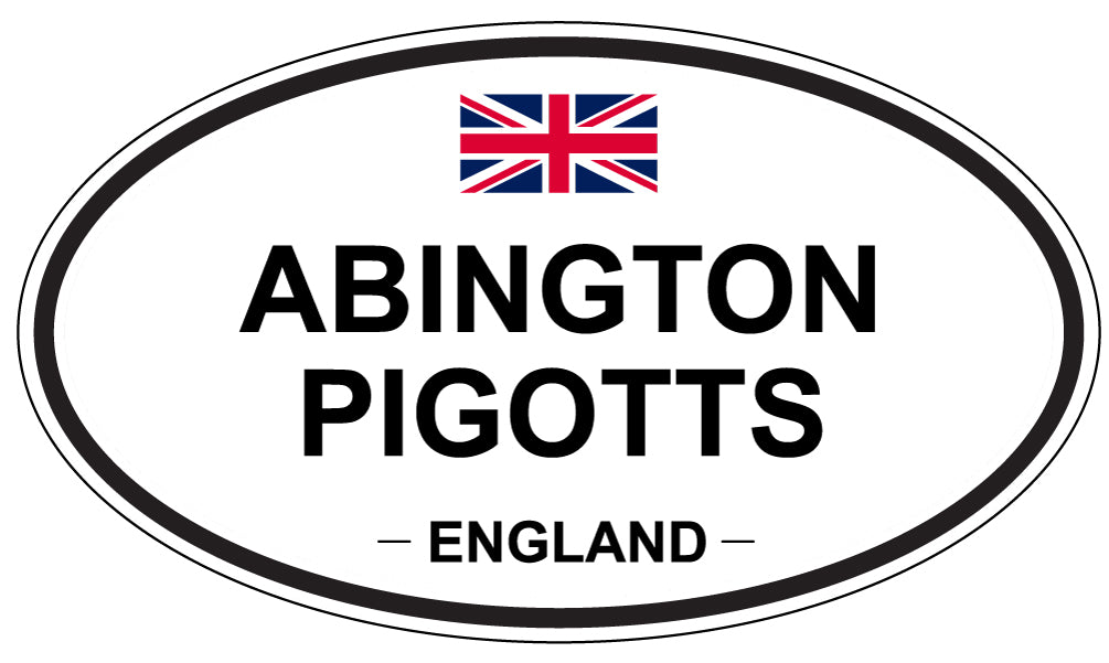 ABINGTON PIGOTTS - Oval Sticker
