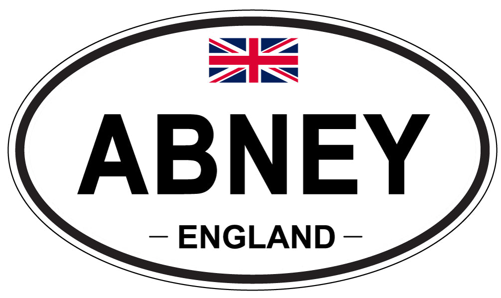 ABNEY, England - Oval Magnet