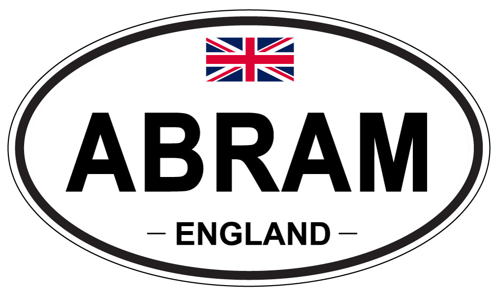 ABRAM, England - Oval Magnet