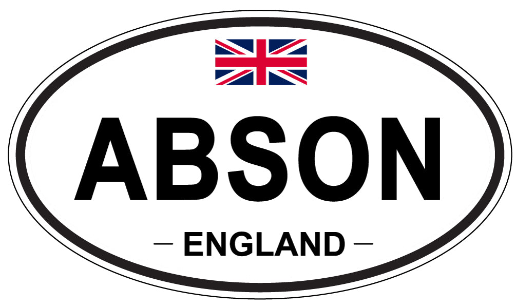 ABSON, England - Oval Magnet