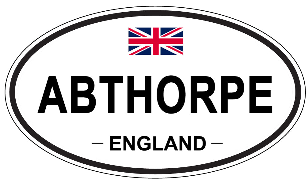ABTHORPE - Oval Sticker