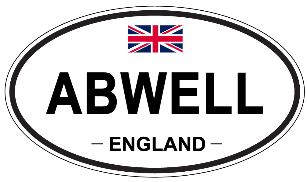 ABWELL - Oval Sticker