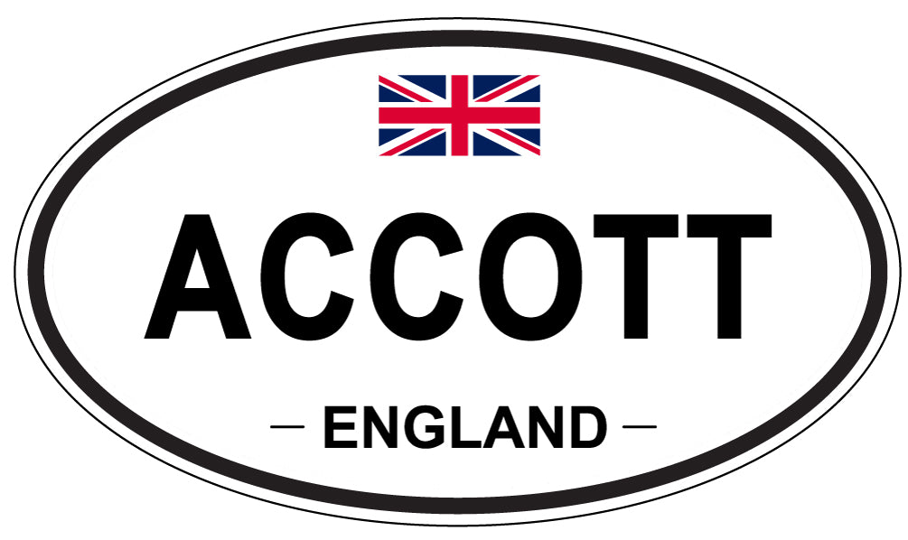 ACCOTT - Oval Sticker