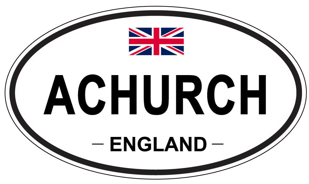 ACHURCH - Oval Sticker