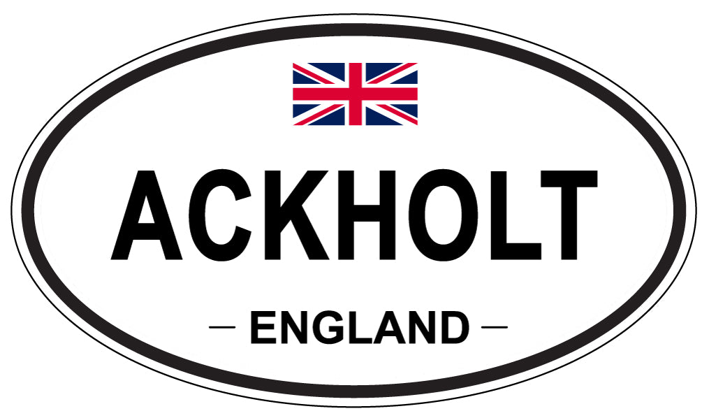 ACKHOLT - Oval Sticker
