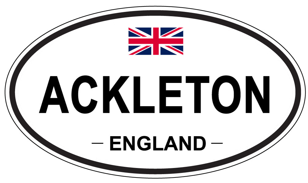 ACKLETON - Oval Sticker