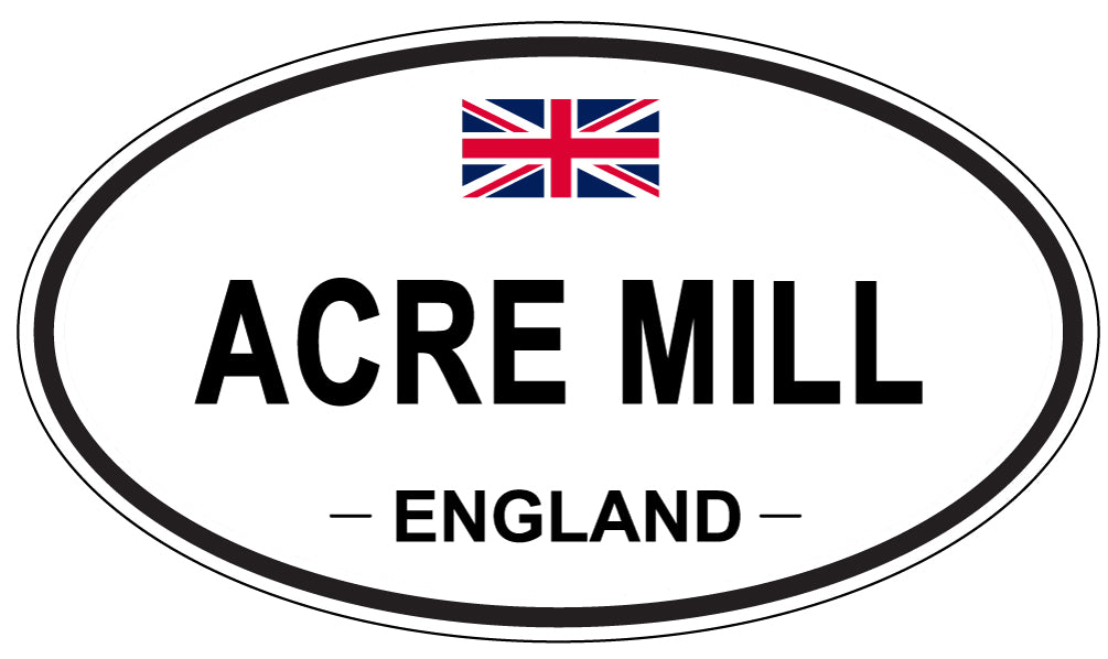 ACRE MILL - Oval Sticker