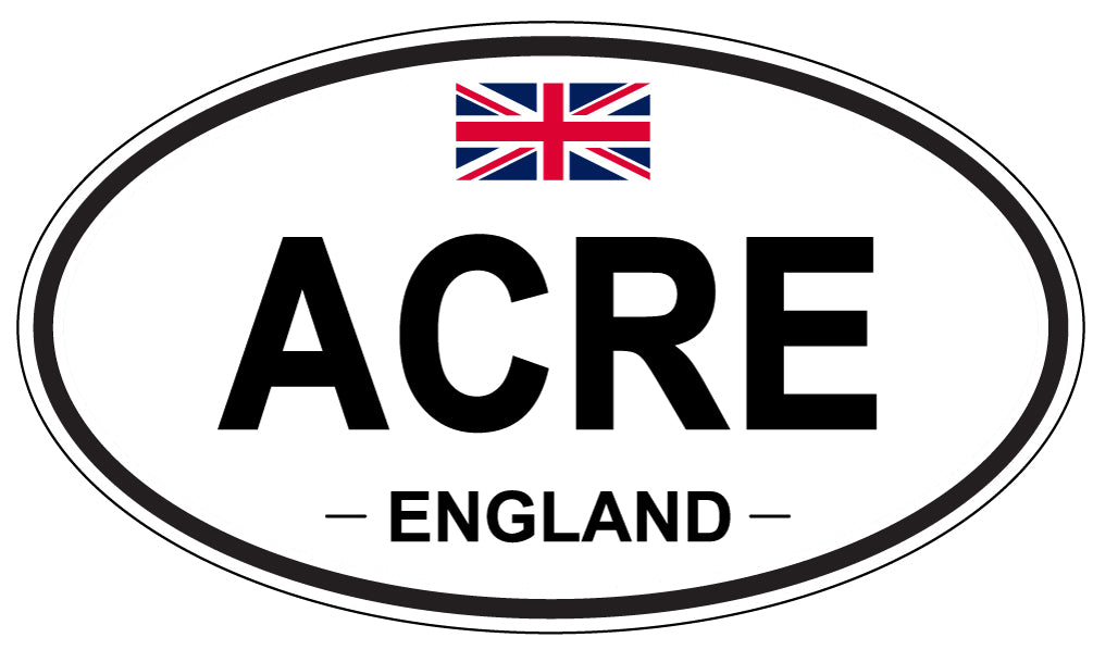 ACRE, England - Oval Magnet