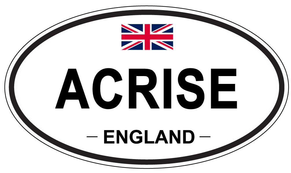 ACRISE - Oval Sticker