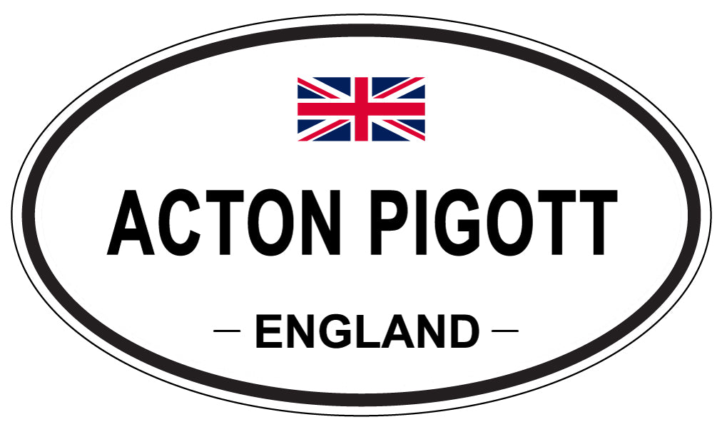 ACTON PIGOTT - Oval Sticker