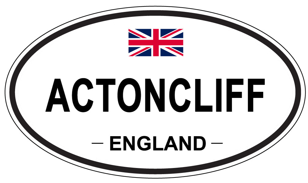 ACTONCLIFF - Oval Sticker