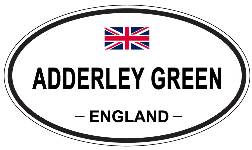 ADDERLEY GREEN - Oval Sticker