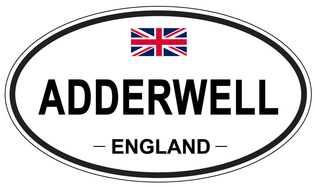 ADDERWELL - Oval Sticker