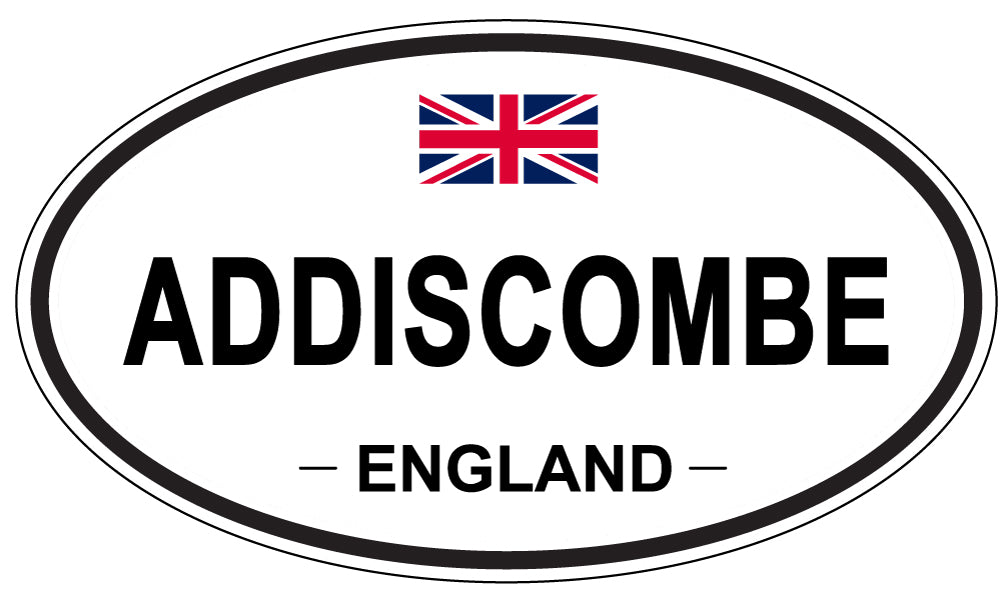 ADDISCOMBE - Oval Sticker