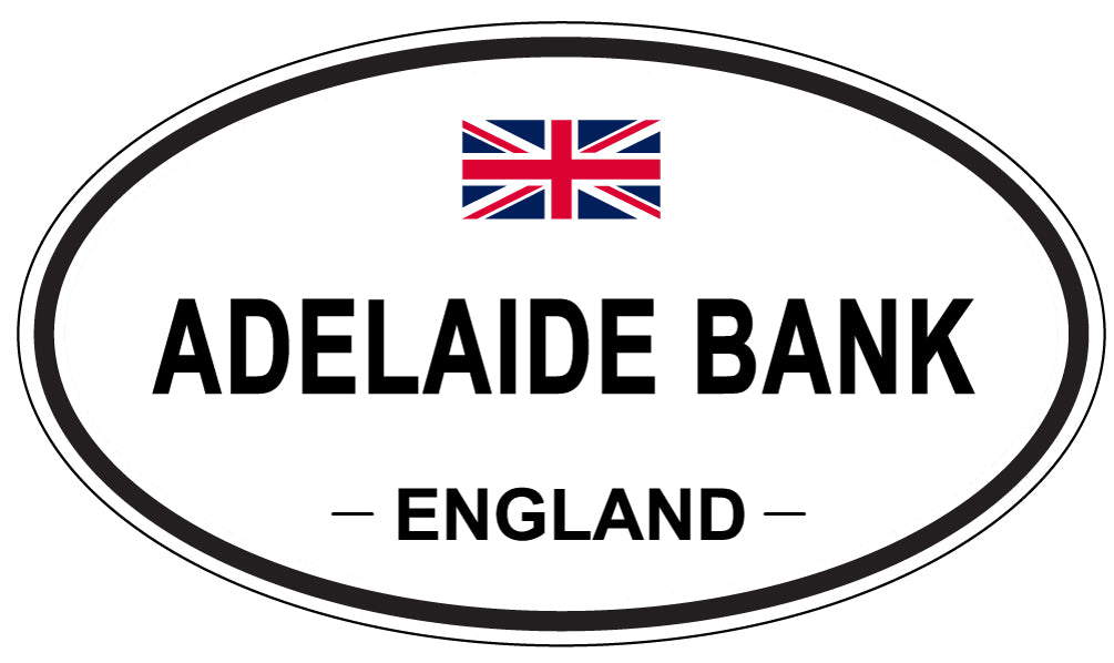 ADELAIDE BANK - Oval Sticker