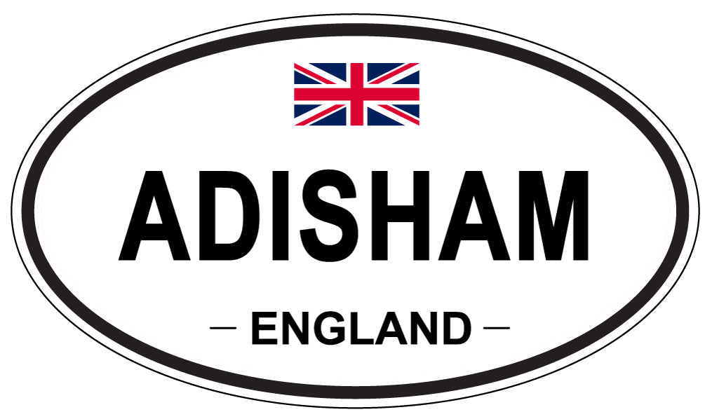 ADISHAM - Oval Sticker