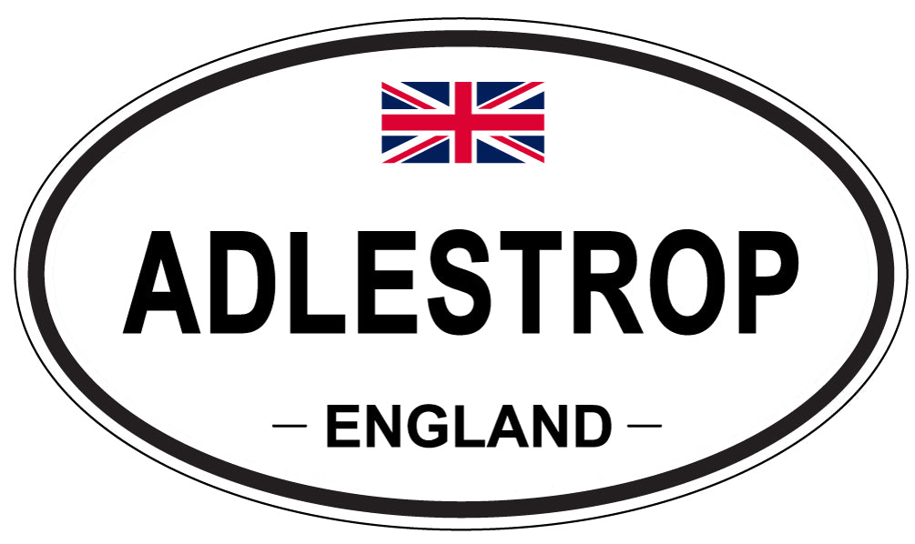 ADLESTROP - Oval Sticker