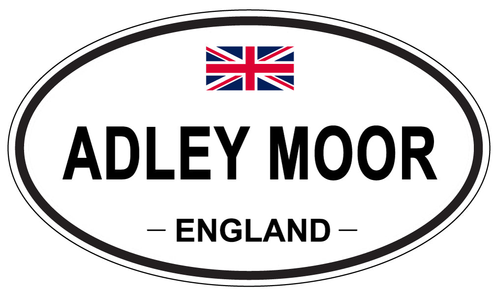 ADLEY MOOR - Oval Sticker