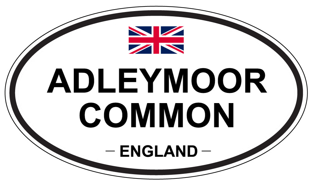 ADLEYMOOR COMMON - Oval Sticker