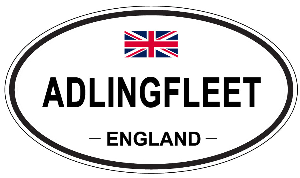 ADLINGFLEET - Oval Sticker