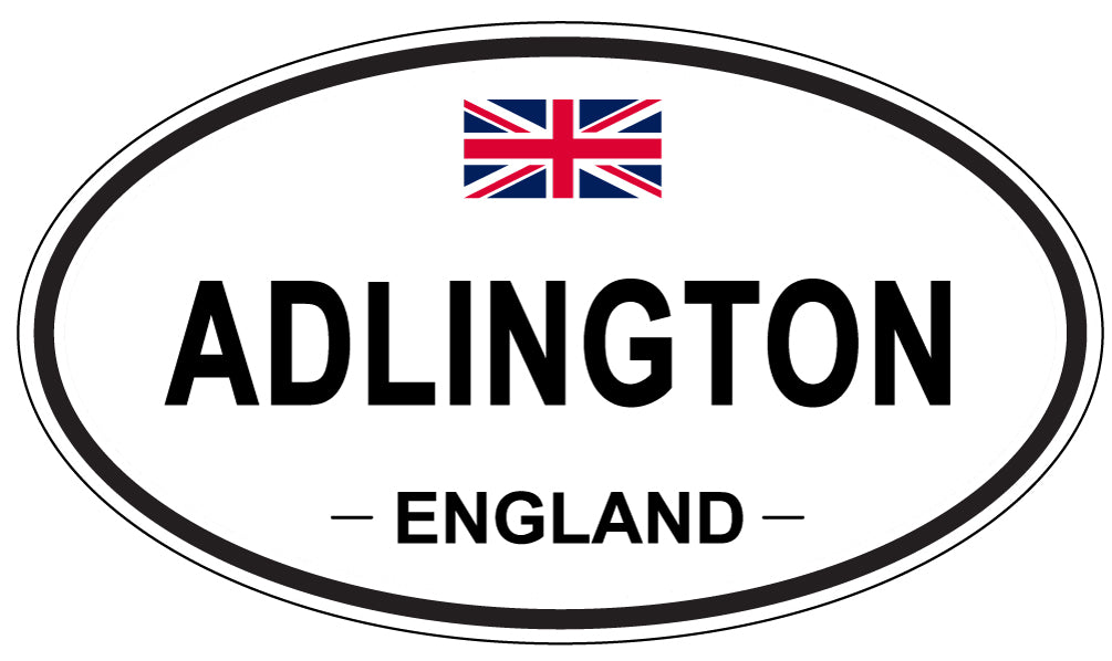 ADLINGTON - Oval Sticker