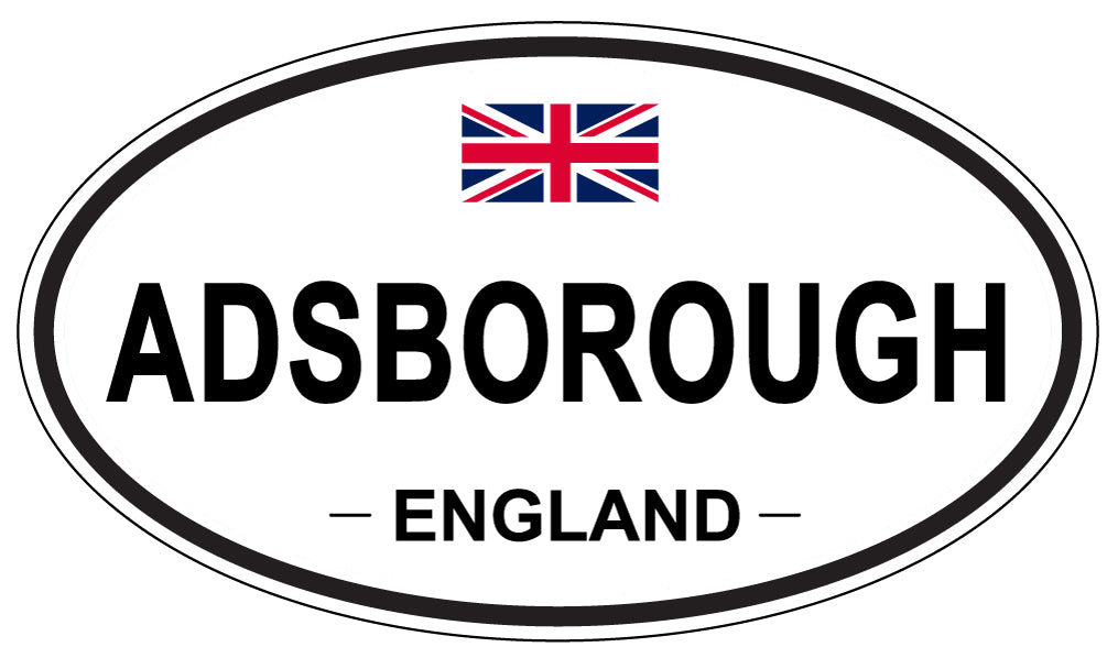 ADSBOROUGH - Oval Sticker