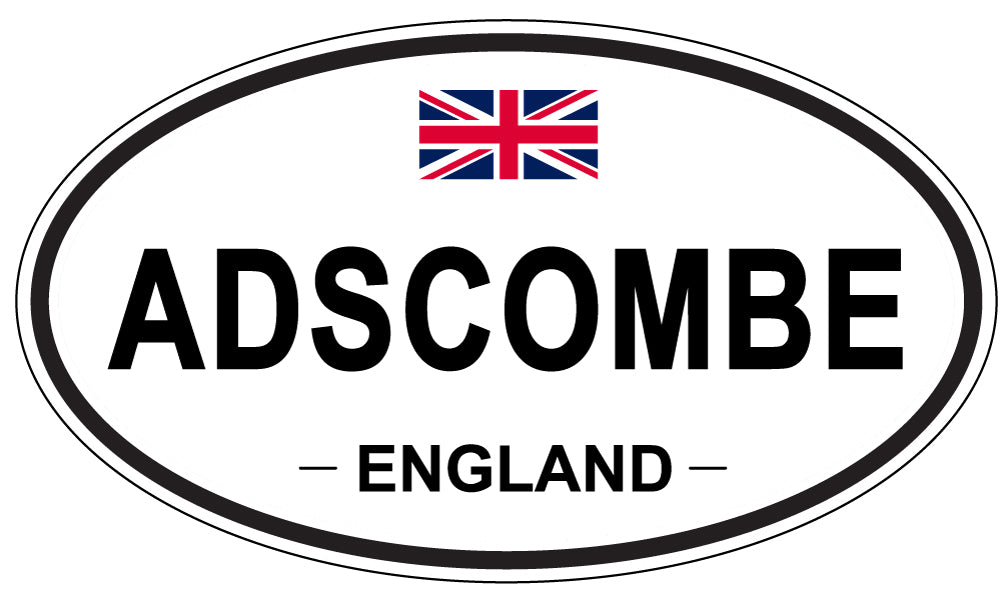 ADSCOMBE - Oval Sticker