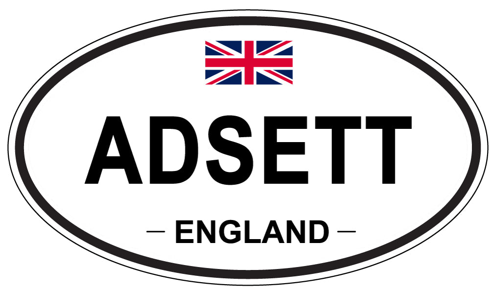 ADSETT - Oval Sticker