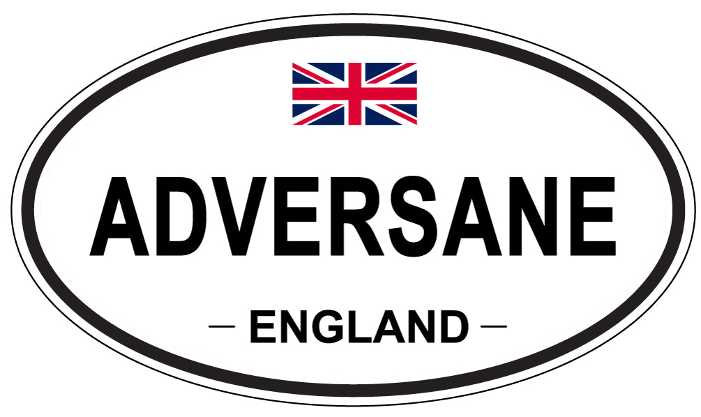 ADVERSANE - Oval Sticker