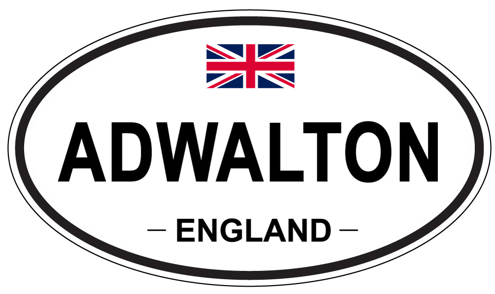 ADWALTON - Oval Sticker
